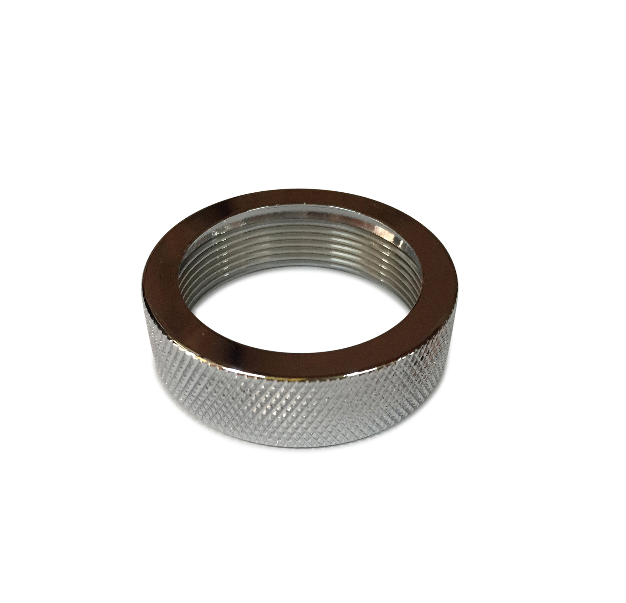 D0214  Dreifa Deeper Lampholder Ring Polished Chrome